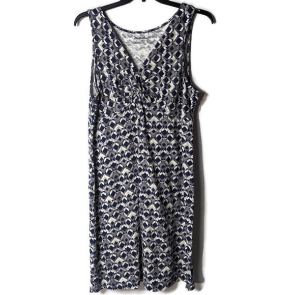 Eddie Bauer Dresses & Skirts - Eddie Bauer Quilt Block Print Shift Dress
